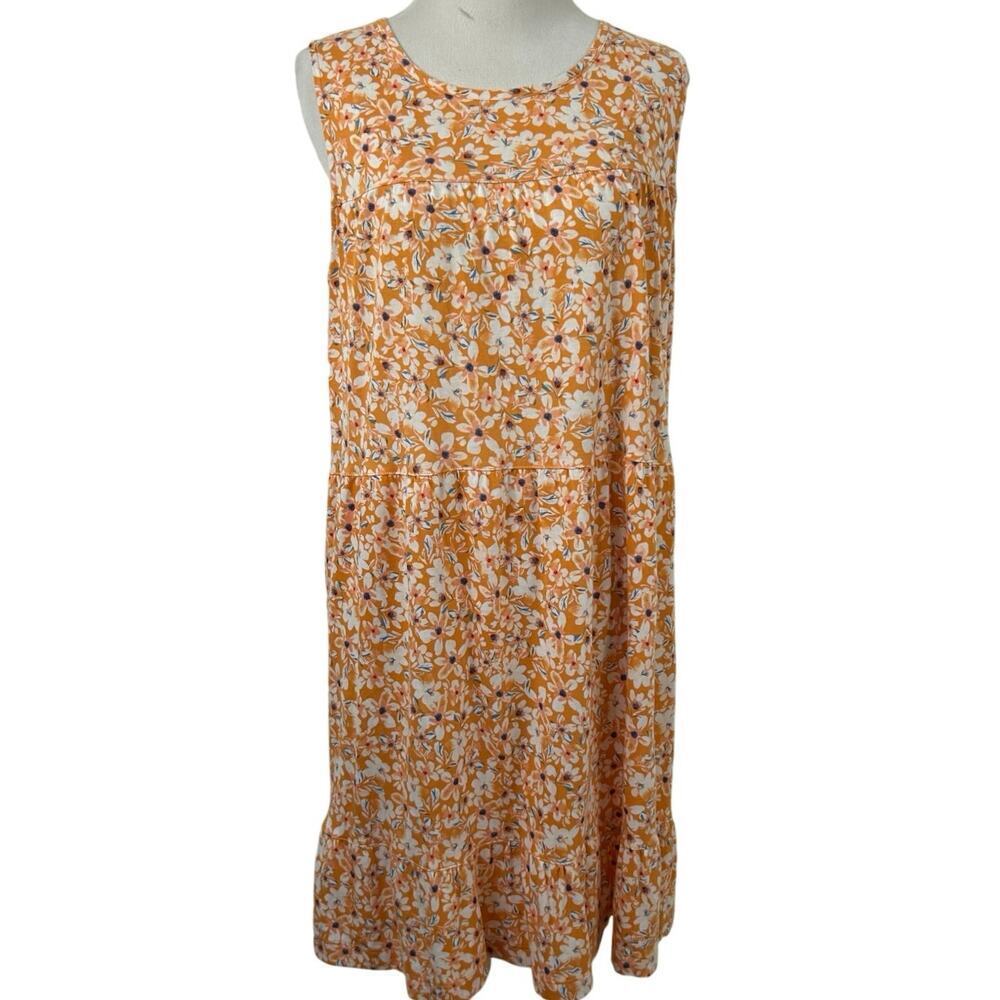 Koolaburra Ugg Floral Lounge Mini Dress Tiered Casual Size M